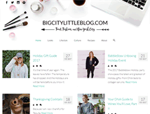 Tablet Screenshot of bigcitylittleblog.com